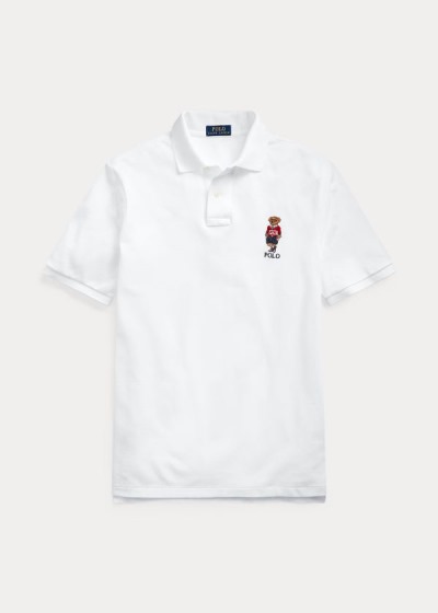 Polo Ralph Lauren Classic Polo Sport Bear Polo Herre Danmark (UXRLM5270)